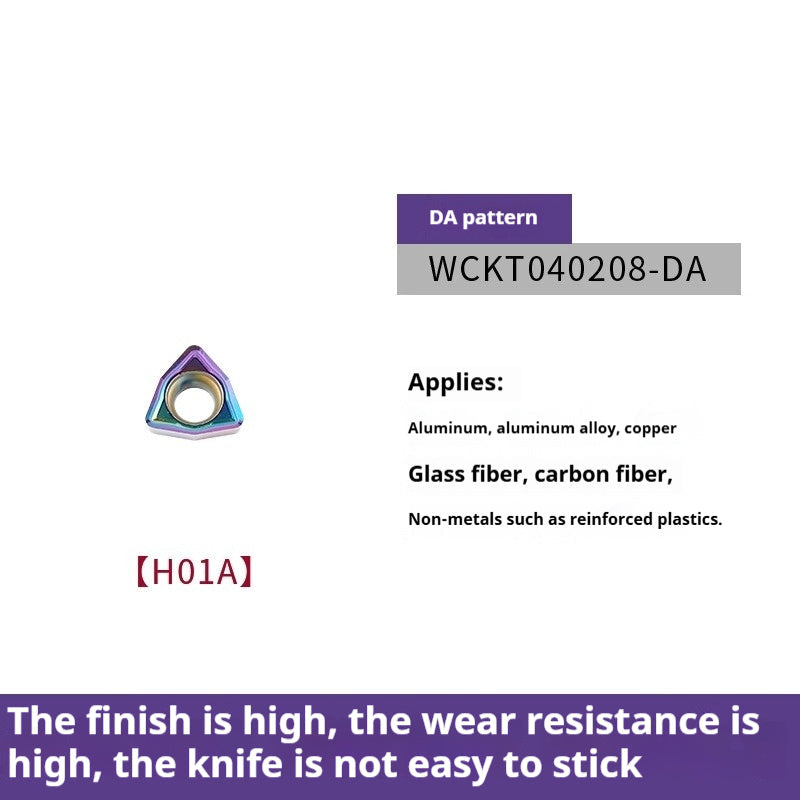 6006 CNC Aluminum Lathe Metal Ceramic Turning Inserts Nano-coated Cylindrical WNMG Bore CCMTAPMT Milling Inserts Shandong Denso Pricision Tools Co.,Ltd.